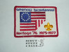 America's Bicentennial, BSA Theme Patch, Heritage '76 1975-1977