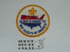 1972 Scout-O-Rama Generic Patch, US map