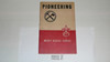 Pioneering Merit Badge Pamphlet, Type 5, Red/Wht Cover, Wartime Book, 5-44 Printing