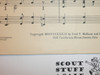 1933 Be Prepared- The Song of the Scouts Sheet Music, by Stockton and McKean