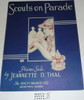 1943 Scouts on Parade Sheet Music, by Jeanette D. Thal
