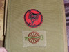 1940's Boy Scout Merit Badge Sash with 12 wide crimped & 19 crimped merit badges, #FB9