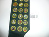 1950's Explorer Scout Merit Badge Sash with 30 Crimped Merit badges, #FB61