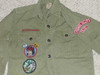 1960's Boy Scout Uniform Shirt from Arenas Valley NM, 17" Chest and 23" Length, #FB36