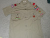 1980's Boy Scout Uniform Shirt from Oregon Trail Council, Mens XL, #FB51