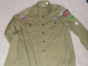 1970's Boy Scout Uniform Shirt from Great Western Council, 16" Neck, #FB57