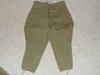 1930's Official Boy Scout Uniform lace-up Knickers, 26" waist 30" length