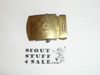 1960's Boy Scout Brass Friction Belt Buckle, used