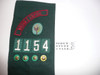 1960's-70's Girl Scout Badge Sash from Nations Capital Council with badges, GSS12