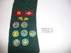 1960's-70's Girl Scout Badge Sash from Nations Capital Council with badges, GSS12