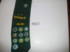 1960's-70's Girl Scout Badge Sash with badges and pins, GSS23