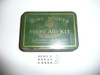 1930s girl scout first aid tin with case, some contents #2