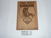 1936 Wolf Cub Scout Handbook, 11-36 Printing, MINT condition except for some darkening on the cover