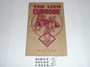 1943 Lion Cub Scout Handbook, 3-44 Printing, Near Mint