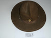 Early Official Boy Scout Campaign Hat (Smokey the Bear hat) by Sigmund Eisner, size 6 5/8, some wear, CH9