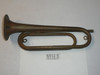 Vintage Official Boy Scout Brass Bugle by Rexcraft, Has some dents and needs to be polished, no mouthpiece