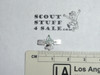 Silver Beaver Award Lapel Pin, 1960's, "L" Hallmark, 10k GOLD filled