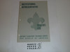 District Scouter's Training Series, Institutional Representitive Instructor's Guide, 1-57 printing