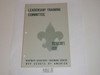 District Scouter's Training Series, Leadership Training Committee Instructor's Guide, 1-57 printing
