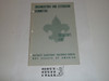 District Scouter's Training Series, Orgamization and Extension Committee Instructor's Guide, 1-57 printing