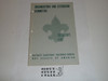 District Scouter's Training Series, Orgamization and Extension Committee Instructor's Guide, 9-61 printing