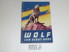 1954 Wolf Cub Scout Handbook, 7-54 Printing, Near MINT