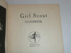 1929 Official Girl Scout Handbook, hardbound, 11-29 Printing