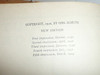 1943 Official Girl Scout Handbook, hardbound, 3-43 Printing, 5th printing, leather cover and MINT book