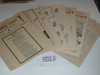 1925-1926 Group of 10 combined Lone Scout Collector & National Scout Tribe Newspapers