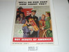 Boy Scout Fire Safety Poster, Classic and in MINT condition