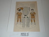 1914 Boy Scout Uncut Paper Doll, Classic and in MINT condition