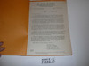 1934 A Camporee Plan, Boy Scouts of America, 23 numbered pages