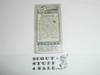 Ogden Tabacco Company Premium Card, Fourth Boy Scout Series of 50, Card #187 What to do When Clothing is on Fire, 1913