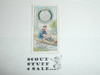 CWS Cigarette Company Premium Card, Boy Scout Badges Series of 50, Card #25 Oarsman, 1939