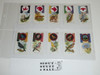 John Players Cigarette Company Premium Card, Boy Scout and Girl Guide Series of 50, COMPLETE SET, 1933