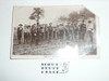 Teens British Boy Scout Postcard, Photo Postcard of A Troop in formation