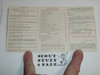 1935 Boy Scout Membership Card, 3-fold, 7 signatures, with envelope, expires January 1935, BSMC28