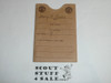 1941 Cub Scout Membership Card, 2-fold, 7 signatures, with envelope, expires December 1941, BSMC53