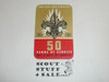 1961 Boy Scout Membership Card, 50th Anniversary, 2 signatures, buyer to receive a card expiring ranging from 1961 of this style, BSMC72