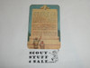 1951-1953 Boy Scout Leader Membership Card, 2 signatures, buyer to receive a card expiring ranging from 1951-1953 of this style, BSMC108