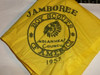 RARE 1957 National Jamboree Indianhead Council Contingent Neckerchief, Boy Scout