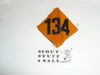 Old Felt Cub Scout Felt Diamond Unit Number 134 Patch