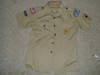 1990's Boy Scout Uniform Shirt with lots of insignia, Allegeheny Trails Council,  Youth Large, #BD24