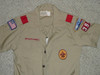 1990's Boy Scout Uniform Shirt with insignia, Los Angeles Area Council, Size 16, #BD26