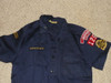 1970's Boy Scout Cub Den Mother Uniform Shirt from ANAHEIM CA with insignia, 20" chest 23" length, #BD38