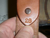 Philmont Scout Ranch, Tooled Leather Belt, 28" waist, Lite Wear