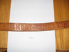 Philmont Scout Ranch, Tooled Leather Belt, 32" waist, Branded with the 1975 WJ Logo, Used