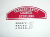 Transatlantic Council SCOTLAND Red/White Council Strip