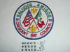 Crescent Bay Area Council, 1963 Scout-o-rama Patch