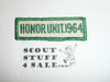 Lake Arrowhead Scout Camps, Honor Unit Segment Patch, sewn, 1964